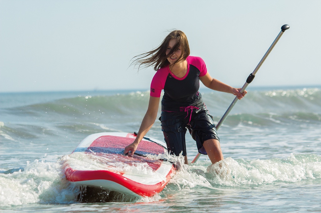 sup-board for rent.girl