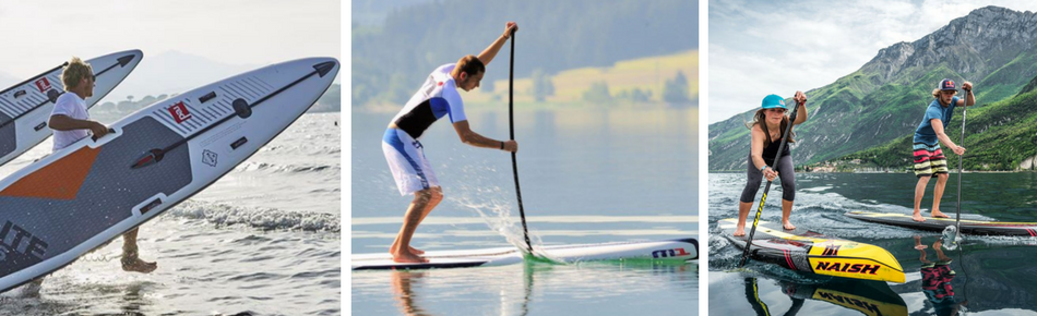 sup races on the flat water