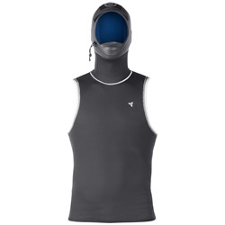 xcel drylock smart fiber hooded vest black front