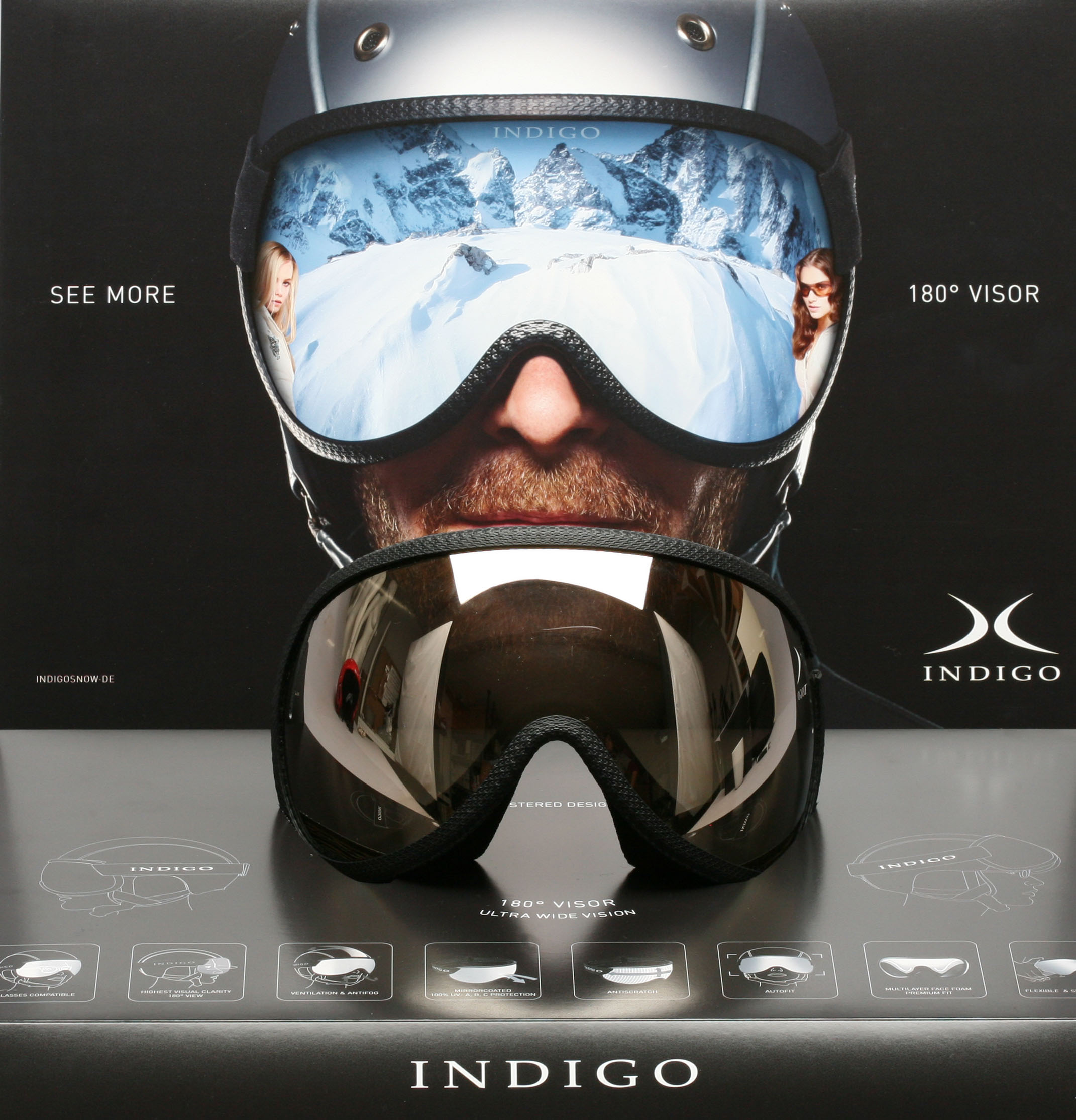 Indigo masks